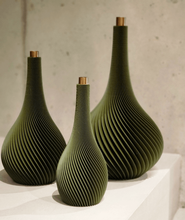 Vases ELIXIR - Christmas green