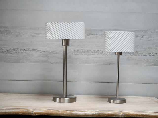 Lampe - PHAROS Midnight - Snow pearl