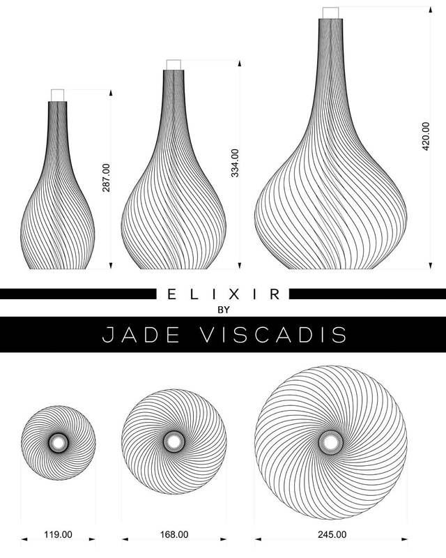 Vases ELIXIR - Christmas green
