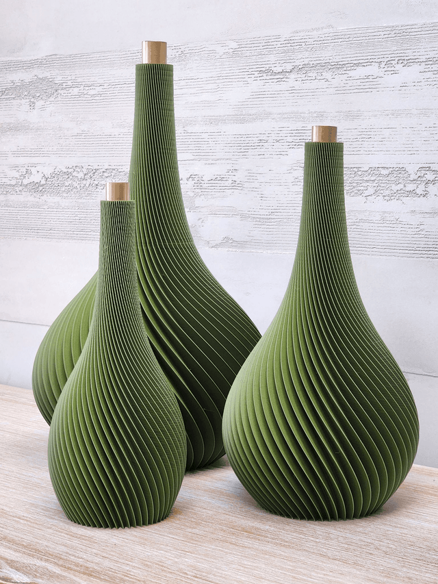 Vases ELIXIR - Christmas green